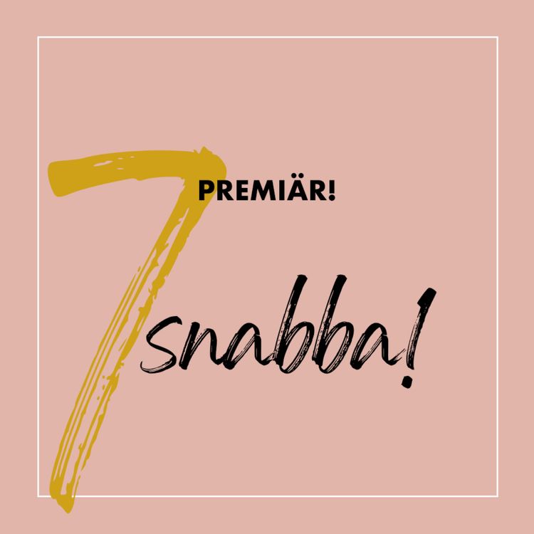 cover art for 7 snabba: Tågfluencer, Frankrikes nya lag och nytt favoritland: Danmark!