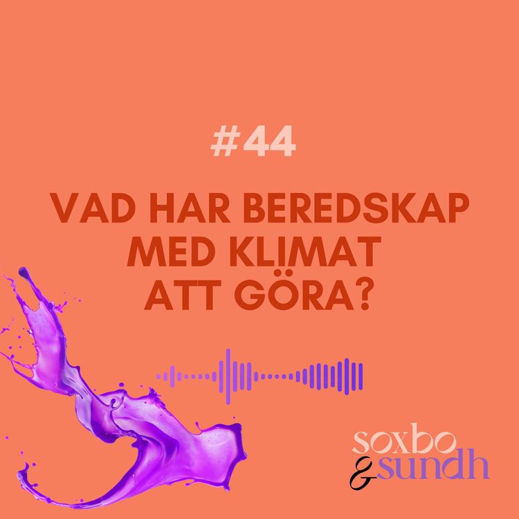 cover art for #44 Vad har beredskap med klimat att göra?