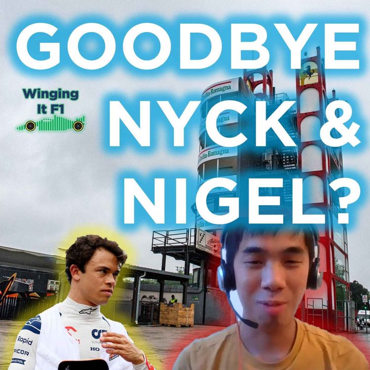 cover art for What next for De Vries & Winging It? Plus Imola chat | Winging It F1 Podcast