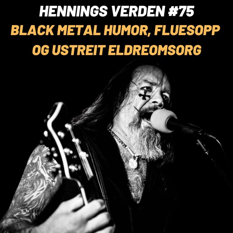 cover art for #75 Anders Odden: Black Metal Humor, Fluesopp og Ustreit Eldreomsorg