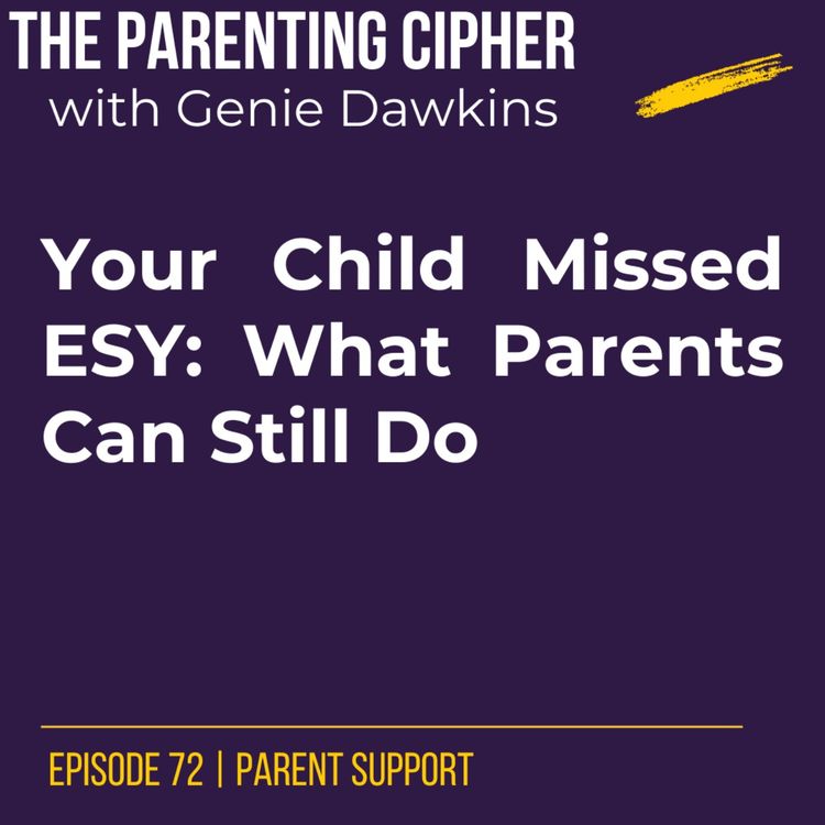 cover art for Your Child Missed ESY: What Parents Can Still Do