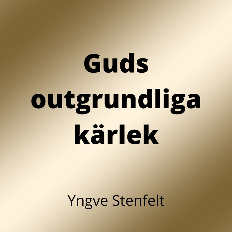 cover art for Guds outgrundliga kärlek