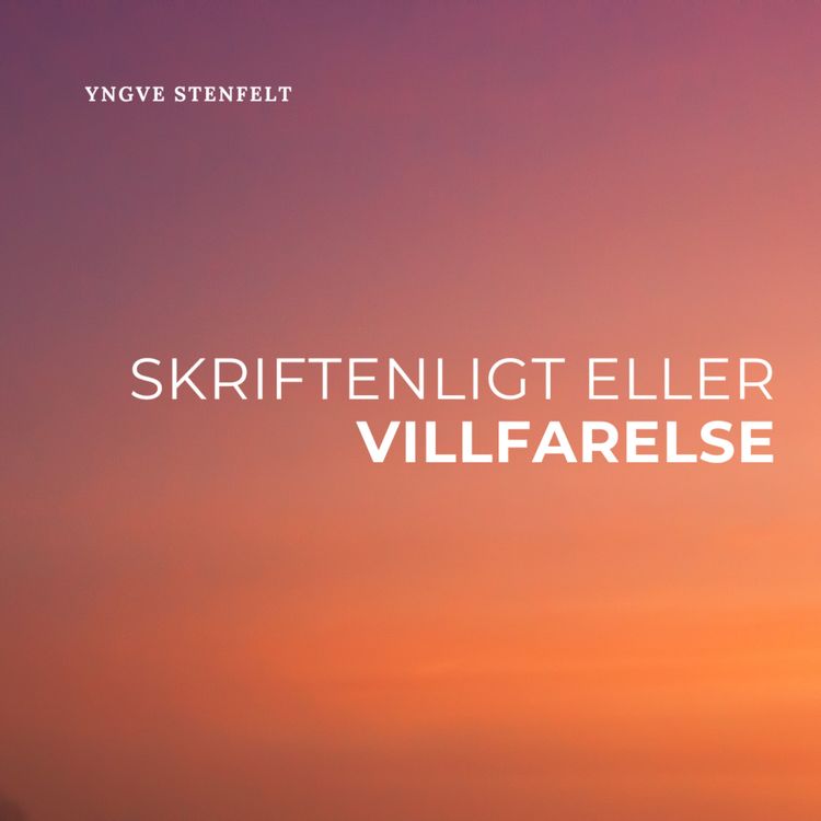 cover art for Skriftenligt eller villfarelse