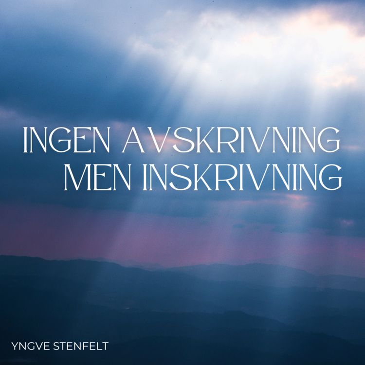 cover art for Ingen avskrivning men inskrivning