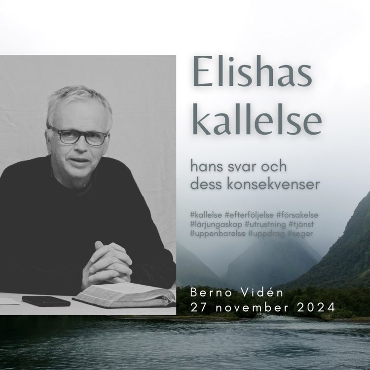 cover art for Elishas kallelse - hans svar och dess konsekvenser