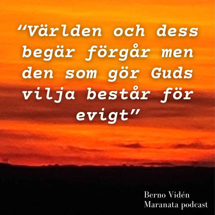 cover art for Världen och dess begär förgår men den som gör Guds vilja består för evigt