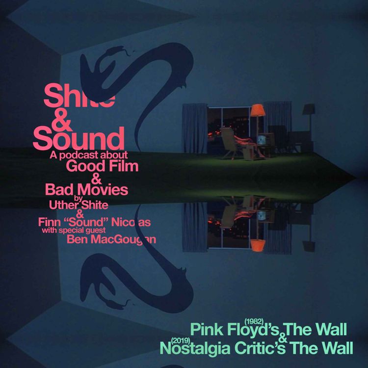 cover art for Pink Floyd's The Wall (1982) & Nostalgia Critic's The Wall (2019) with Ben MacGougan