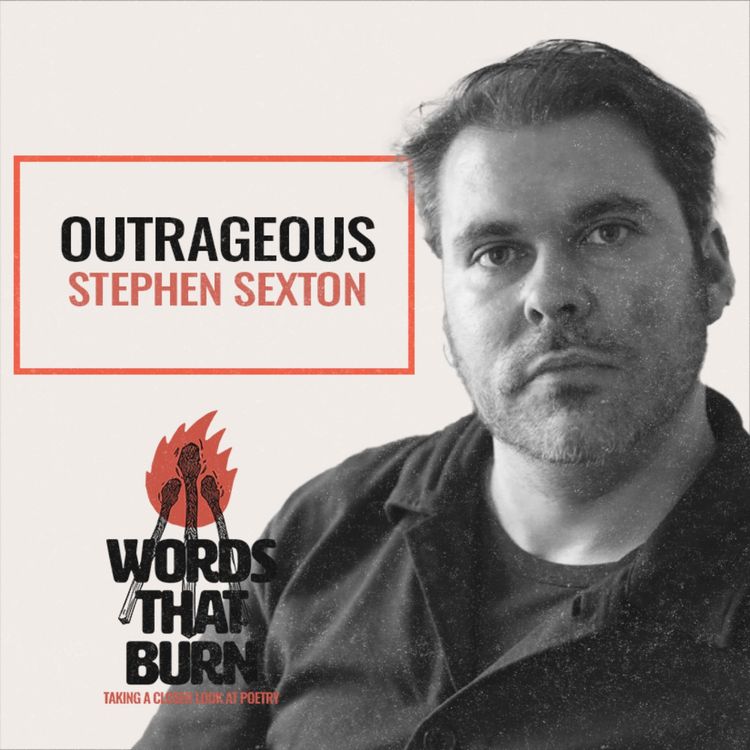 cover art for Outrageous by Stephen Sexton