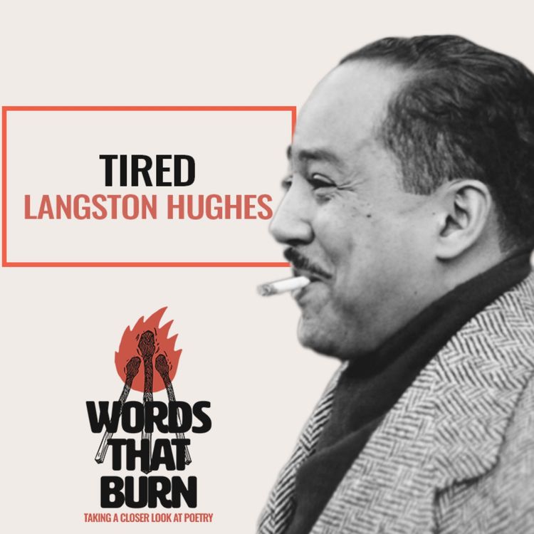 cover art for Tired by Langston Hughes