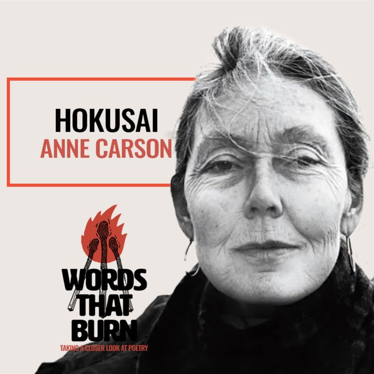 cover art for Hokusai by Anne Carson