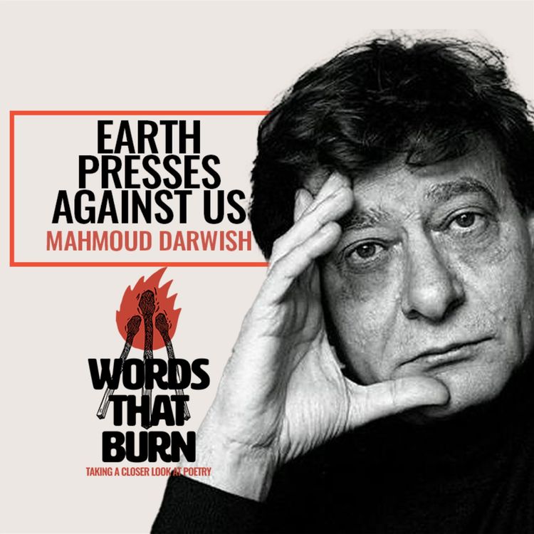 cover art for Earth Presses Against Us by Mahmoud Darwish