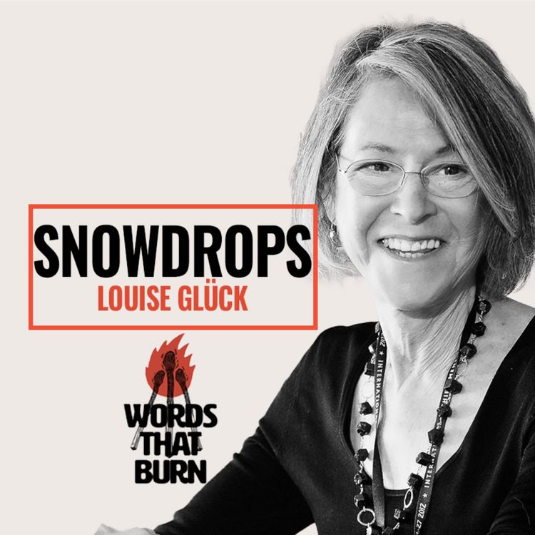 cover art for Snowdrops by Louise Glück