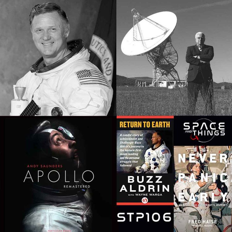 cover art for STP106 - So Much To Talk About - Remembering Don Lind and Frank Drake - Apollo Remastered - Freddo's New Website - And much more.