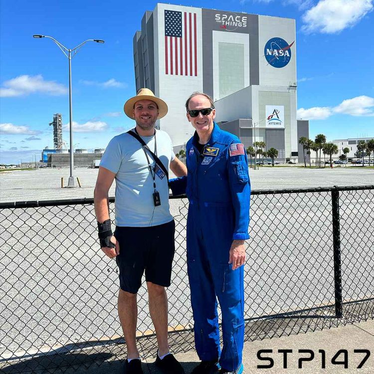 cover art for STP147 - Visiting Kennedy Space Center - Meeting an Astronaut and so much more.