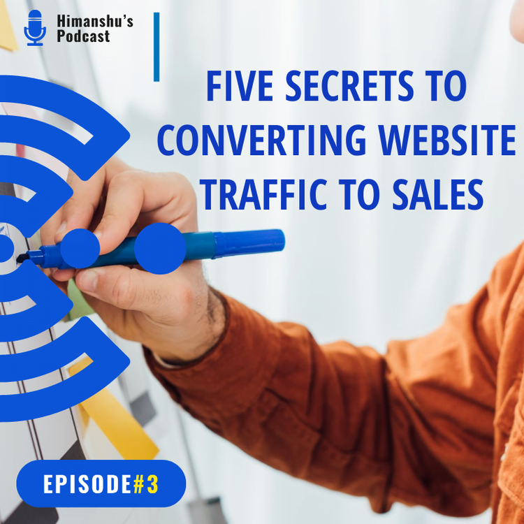 cover art for Five secrets to converting website traffic to sales