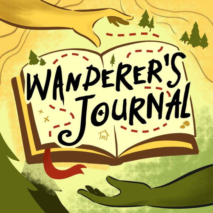 cover art for Feed Drop: Wanderer's Journal, a cosy fantasy adventure