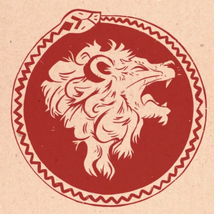 cover art for Feed Drop: The Lion and the Adder, a magical new mystery story by HR Owen