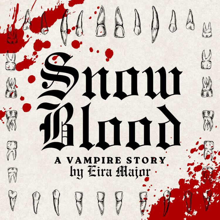 cover art for Crowdfunding Now! Snow Blood, a vampire story. Sequel to Not Quite Dead.