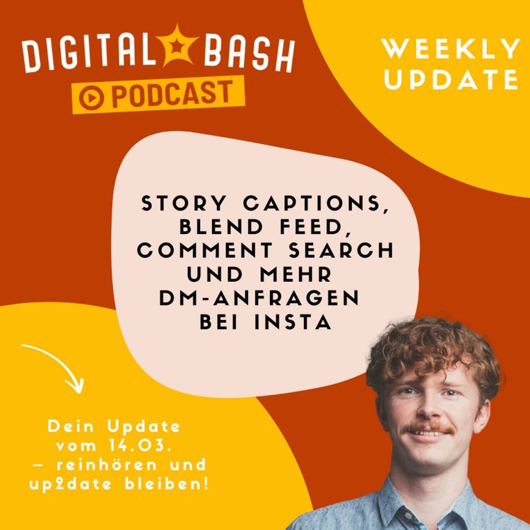 cover art for Weekly Update: Insta Story Captions und DM News