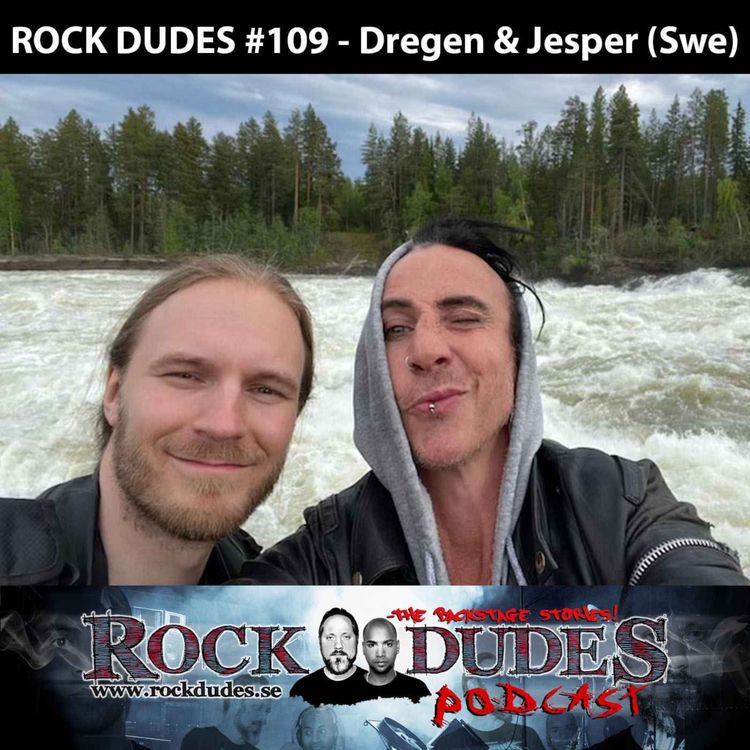 cover art for Rock Dudes #109 - Dregen & Jesper Lindgren (Velvet Insane) - (Swe)