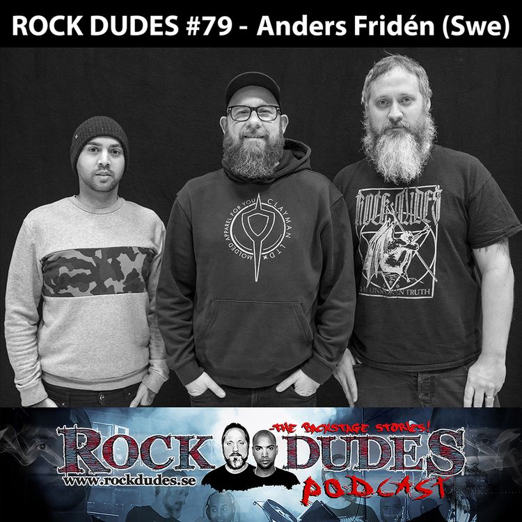 cover art for Rock Dudes #79 – Anders Fridén (In Flames) – (Swe)