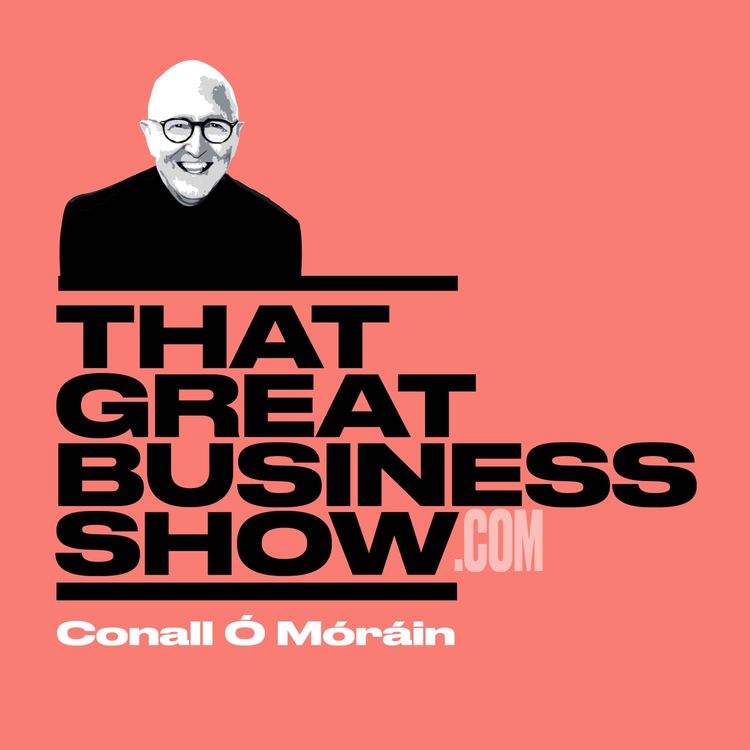 cover art for E308 That Great Business Show - He Lost 9 Hours a Year Looking for Scissors. So He Went to Toyota. | Frank Olden