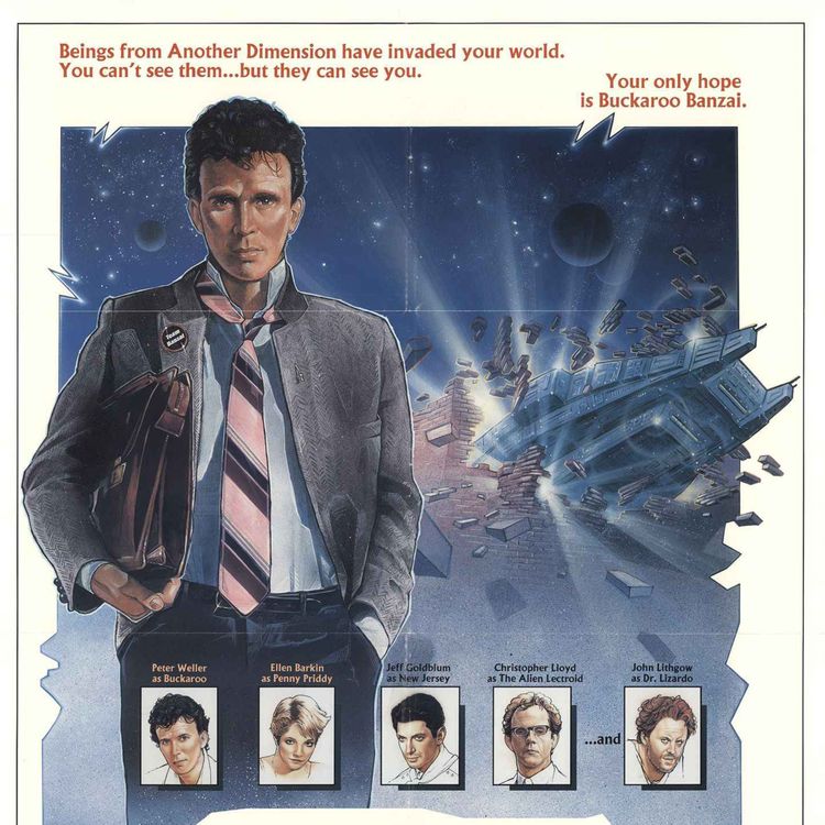 cover art for The Adventures of Buckaroo Banzai Across the 8th Dimension