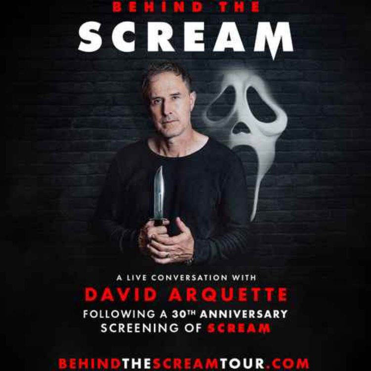 cover art for David Arquette with Brandon Jones about "Behind The Scream Tour" Coming to Rapid City