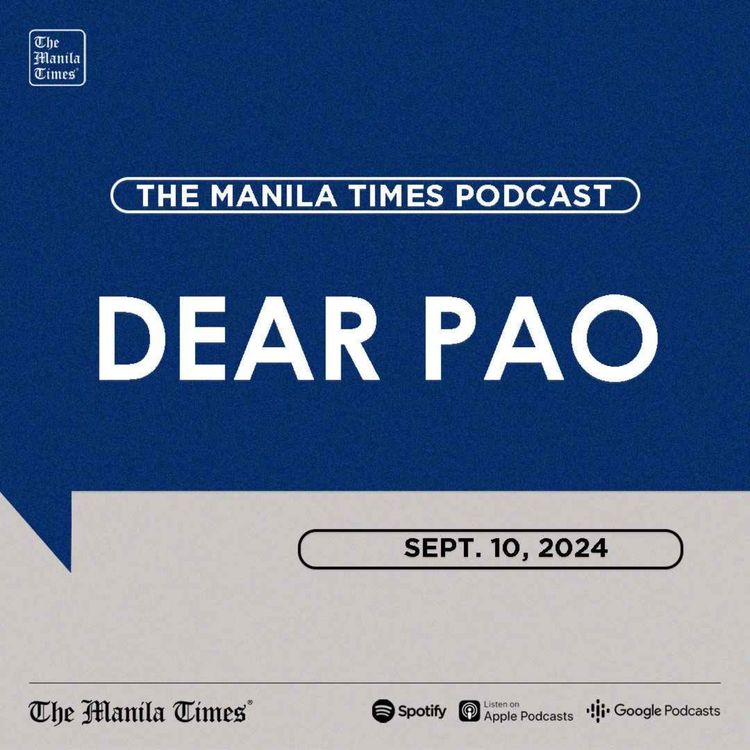 cover art for DEAR PAO: Recovery of large amount of dangerous drugs | September 10, 2024