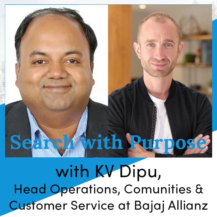 cover art for Ep. 7. Digital Insurance at Scale in India with KV Dipu at Bajaj Allianz.
