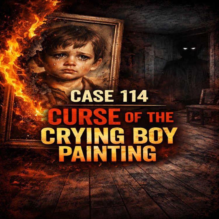 cover art for Case 114: The Curse of the Crying Boy Paintings