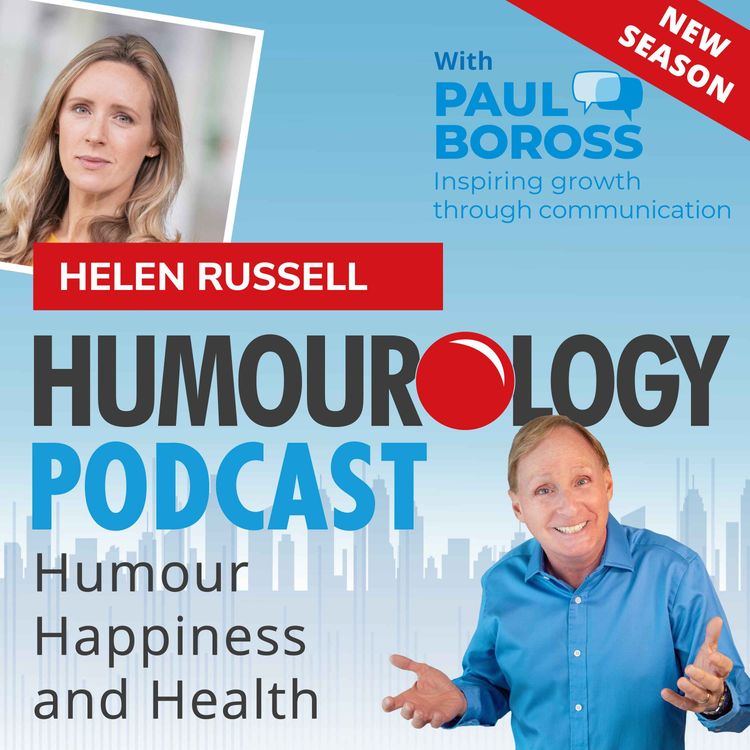cover art for Helen Russell on The Humourology Podcast