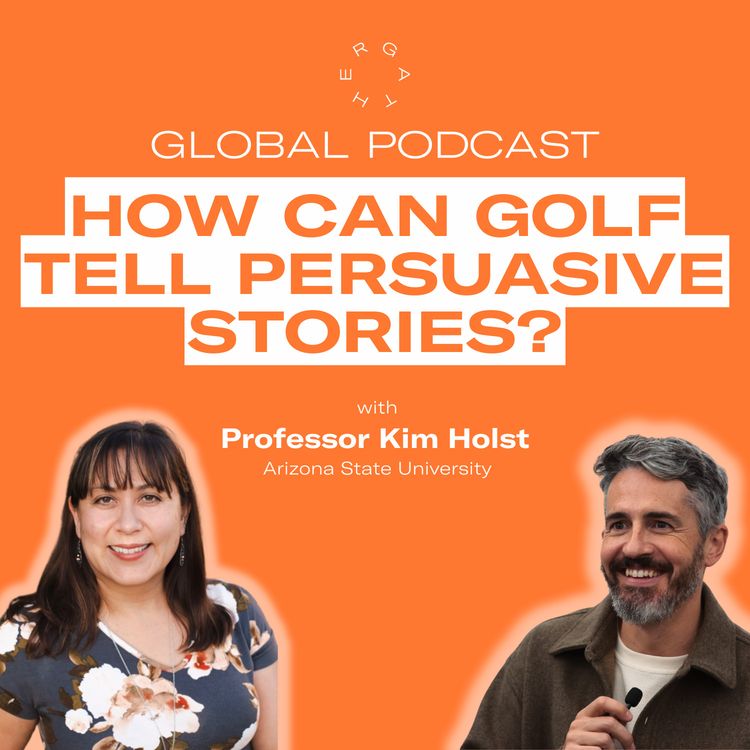 cover art for #21 - Professor Kim Holst: How can golf tell persuasive stories?