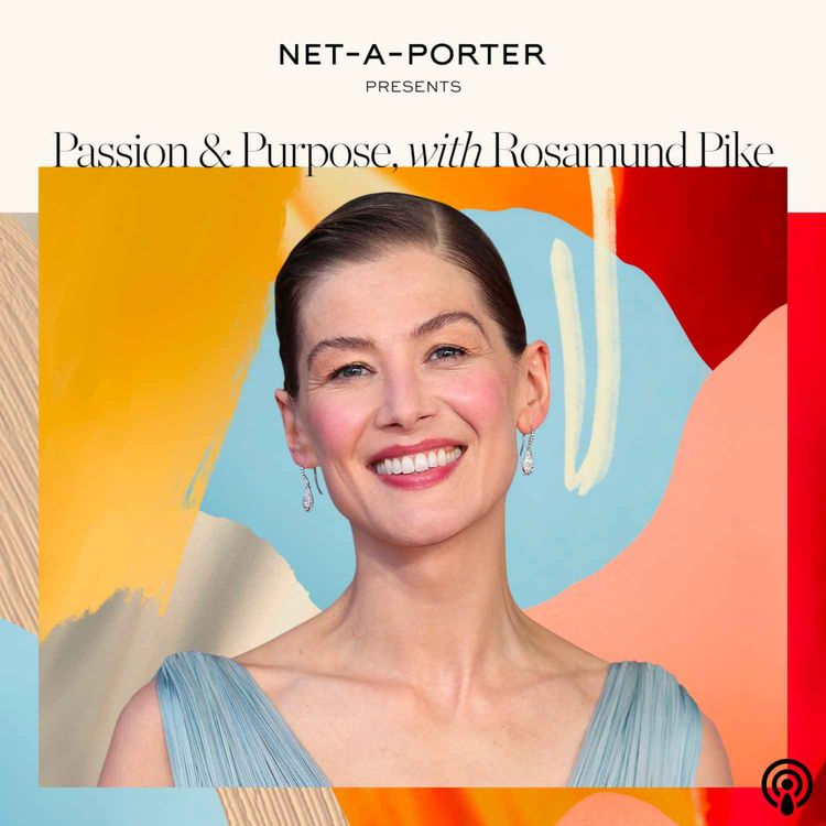 cover art for Shutting out the noise and staying focused, with Rosamund Pike