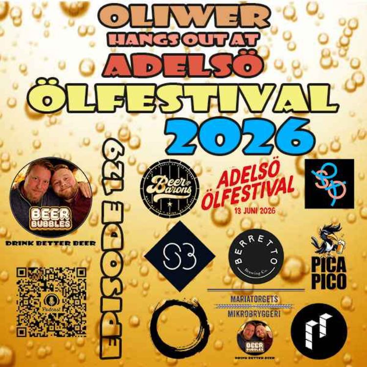 cover art for 129. Oliwer hangs out at Adelsö Ölfestival 2026