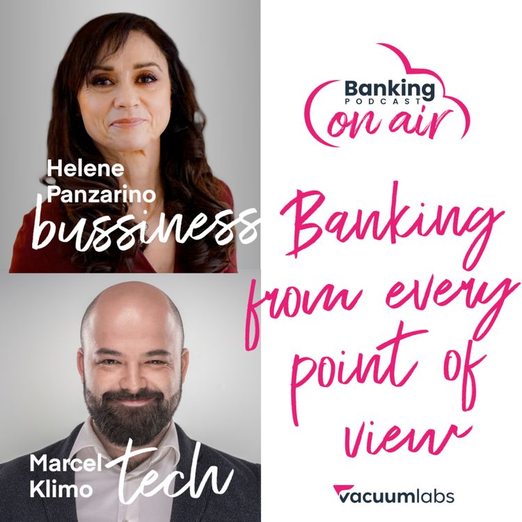 cover art for #16 Banking on Air introduction w/ Helene Panzarino & Marcel Klimo