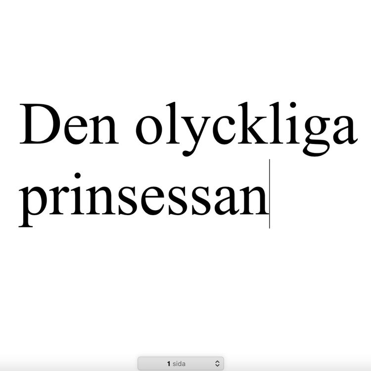 cover art for Den olyckliga prinsessan