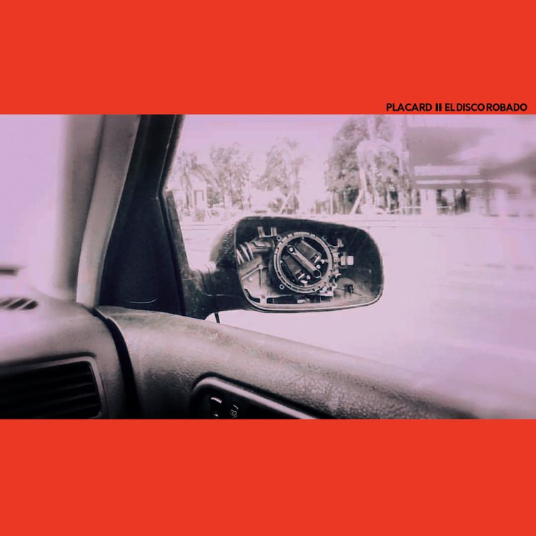 cover art for "El disco robado", Placard