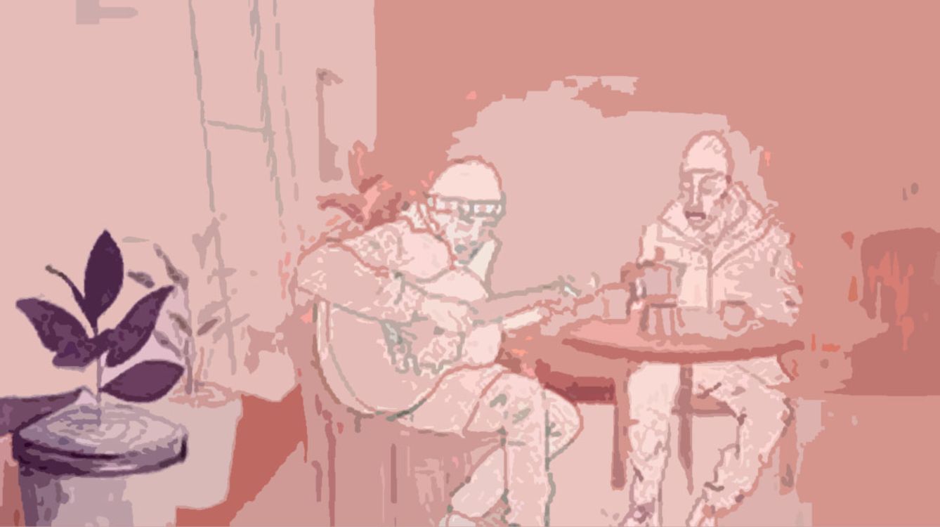 cover art for Intervista a Margherita Giusti – “En rang par deux (Un incontro con Aliou e Afif)”