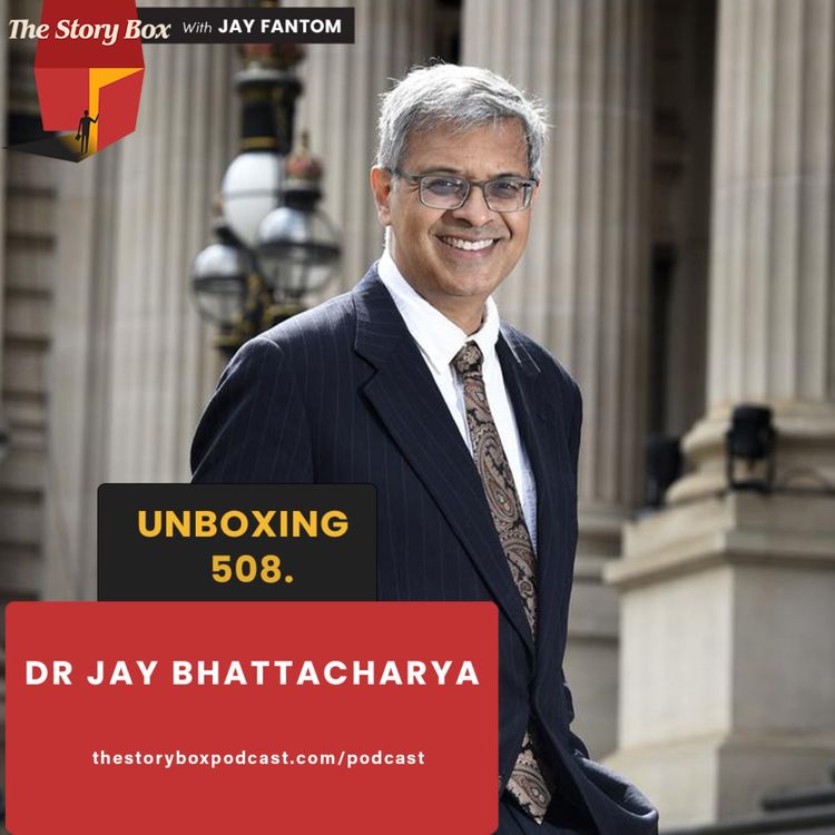 cover art for Dr Jay Bhattacharya Unboxing | Infecious Diseases, God vs Science & COVID-19 Lockdown Lies
