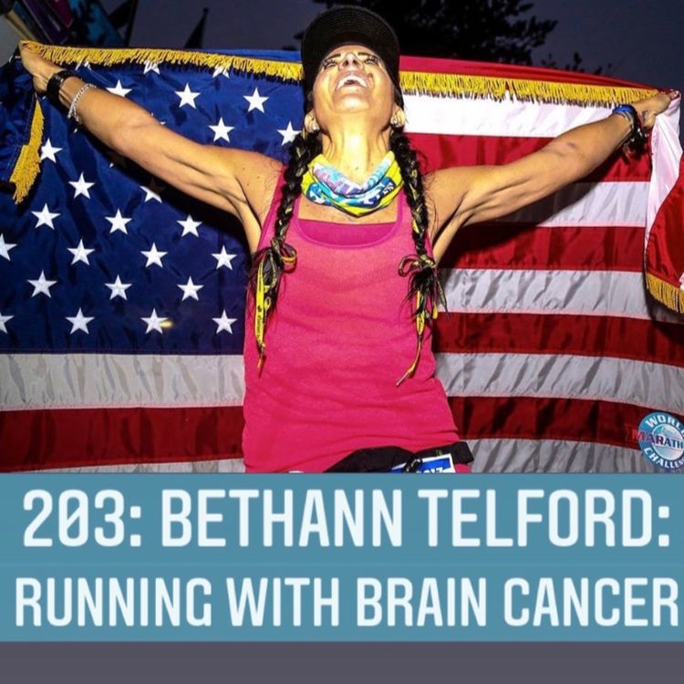 cover art for 203: BethAnn Telford: Running with Brain Cancer