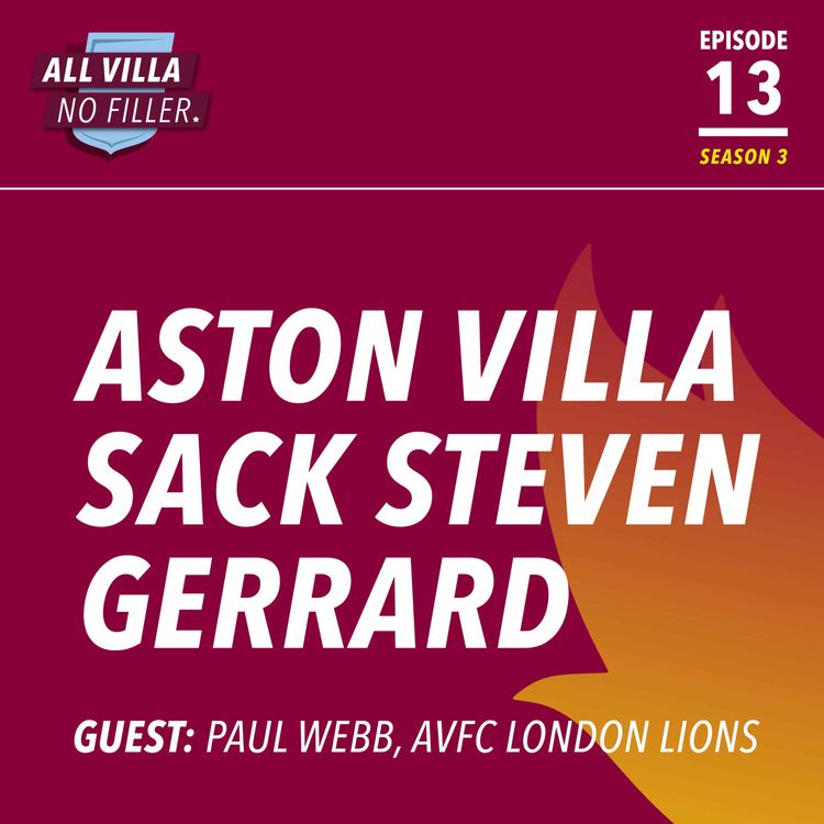 cover art for Aston Villa Sack Steven Gerrard