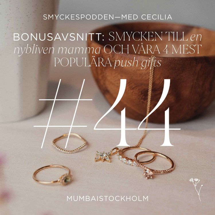 cover art for 44. Smycken till en nybliven mamma och våra 4 mest populära push gifts!