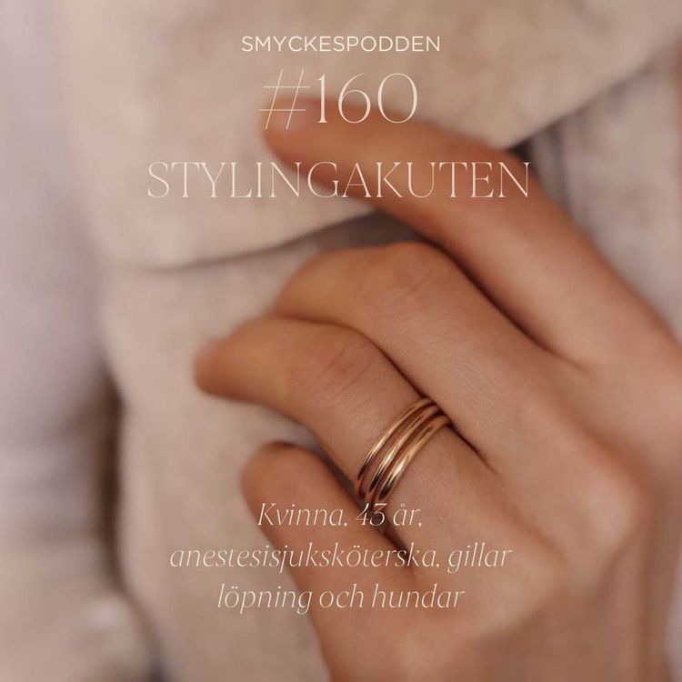 cover art for 160. STYLINGAKUTEN: Kvinna, 43 år, anestesisjuksköterska, gillar löpning och hundar 