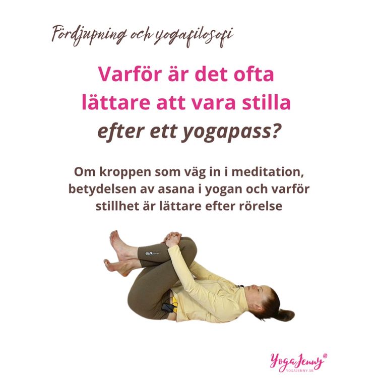 cover art for Varför det ofta är lättare att vara stilla efter yoga & en lugnande andningsövning att prova
