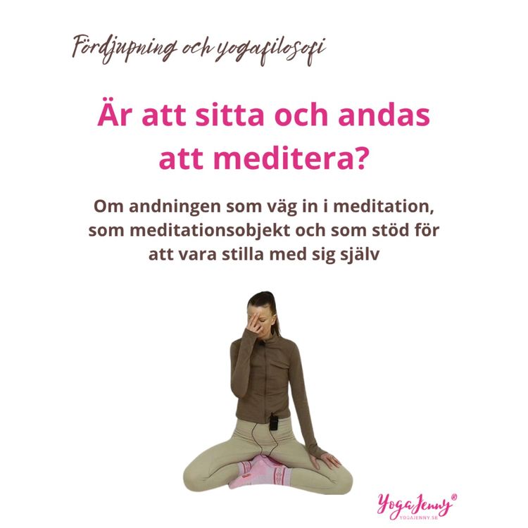 cover art for Är att andas att meditera och en andningsövning som lugnar