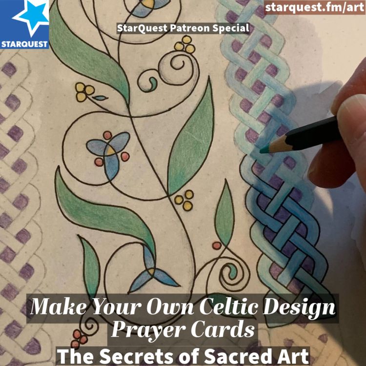cover art for Make Your Own Celtic Design Prayer Cards