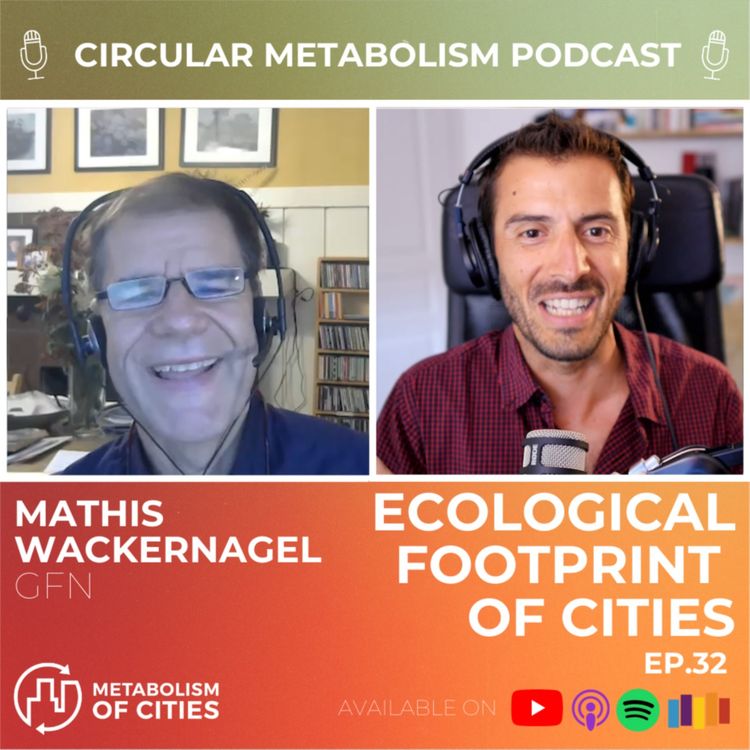 cover art for The Ecological Footprint of Cities (Mathis Wackernagel - GFN) - Circular Metabolism Podcast ep.32