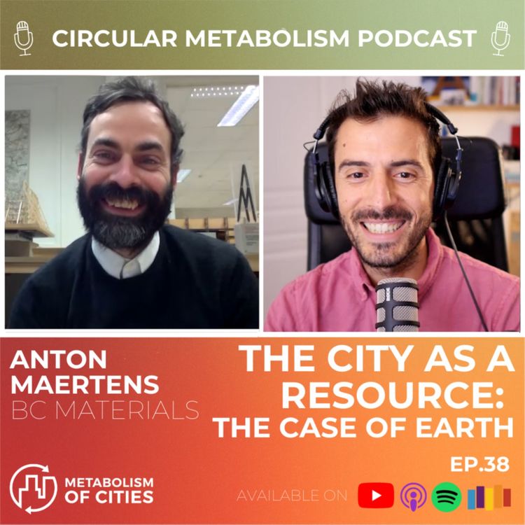 cover art for The City as a Resource: the case of Earth (Anton Maertens) - Circular Metabolism Podcast #38