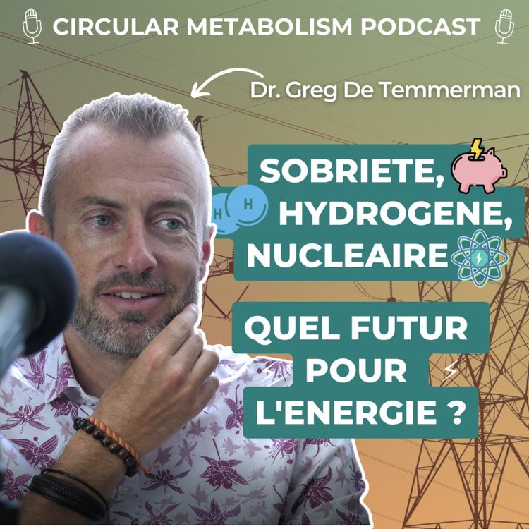 cover art for Sobriété, Hydrogène, Nucléaire : Quel Futur pour l'Energie ? (Podcast avec  Greg De Temmerman) Circular Metabolism Podcast ep.53